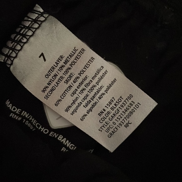 Black with gold tutu skirt for small child - Picture 2 of 3